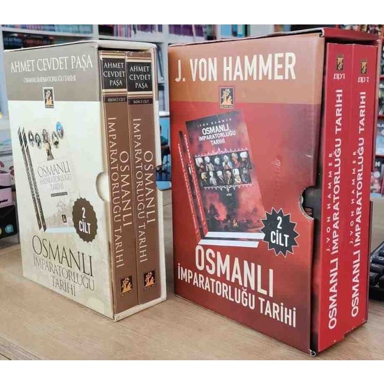 Osmanlı Imparatorluğu Tarihi 2 Set 4 Cilt (J. Von Hammer + Kitabı