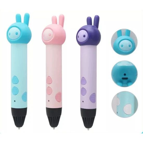 3D Yazıcı Kalem Tavşan Model-3d Baskı Kalemi