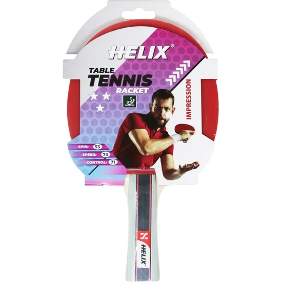 Helix 3 Yıldız Masa Tenis Raketi