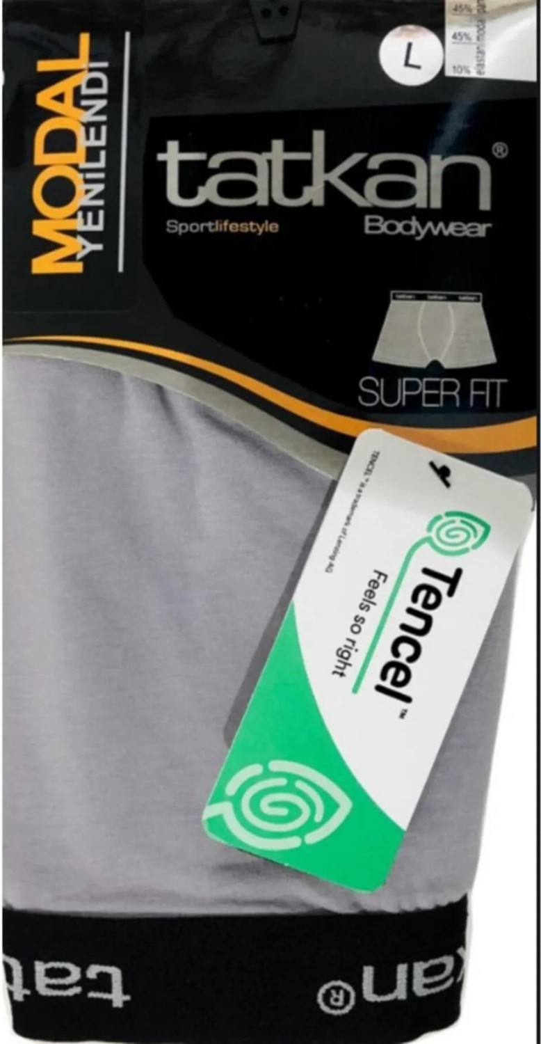 Tatkan Bodywear Tatkan Erkek Modal Penye Boxer - 6 Adet görsel 2