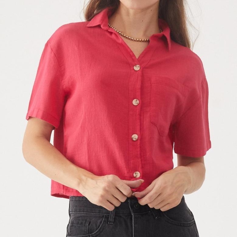 Eylül Moda Crop Gömlek
