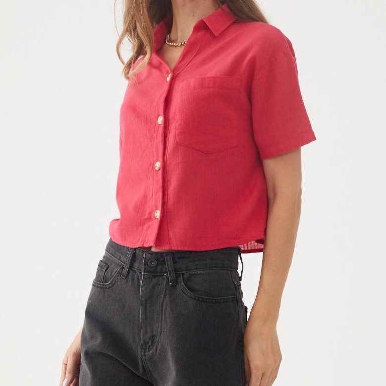Eylül Moda Crop Gömlek görsel 2