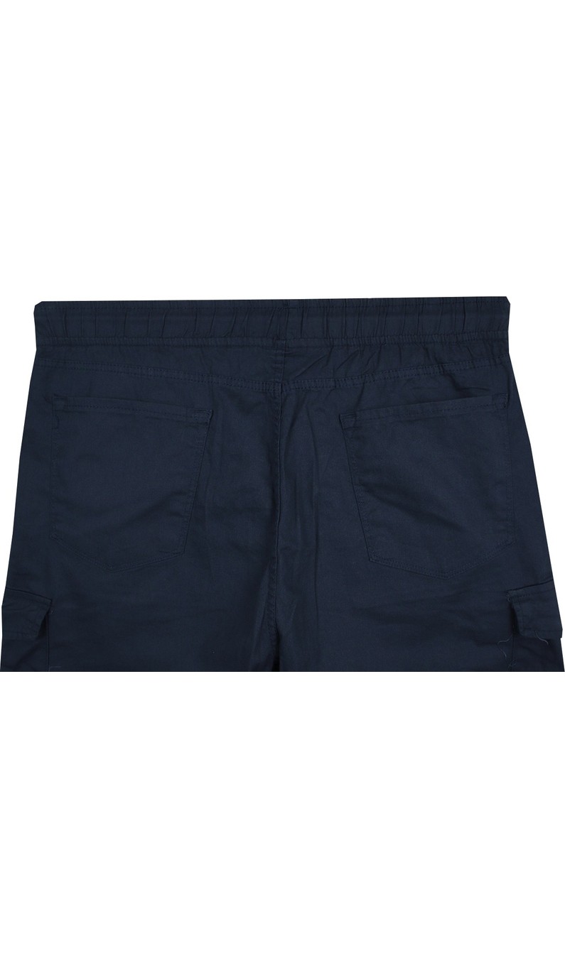 Maruf Shop Kargo Cepli Büyük Beden Likralı Jogger Pantolon Siyah görsel 6