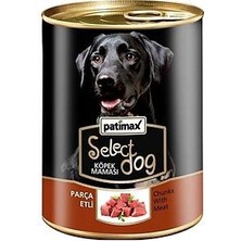Patimax Köpek Maması 12 x 400GR Parça Etli