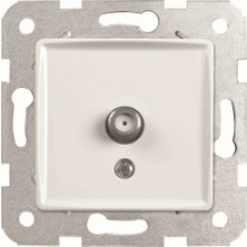 Viko Linnera F Konnektörlü Uydu Prizi Çerçevesiz