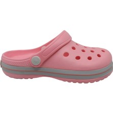 Akınalbella bella 260 Çocuk Penbe - Beyaz Plaj Havuz Banyo Günlük Terlik Sandalet