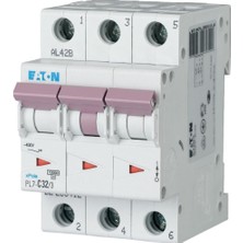Eaton PL7-C32/3 Otomatik Sigorta - 10KA - C Eğrisi - 3X32A