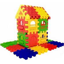 Berat Toys Berattoys 128 Parça Puzzle City 3D Yapı ve Tasarım Blokları Eğitici Oyuncak