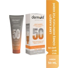 Dermokil Leke Karşıtı Güneş Koruyucu Yüz Kremi 50 Spf 50ML