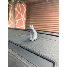 3D Baskılar Yeni Trend Sallahın Kedi Torpido Aksesuarı Gri