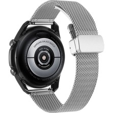 Kupa Huawei Watch Gt 3 46MM Metal Kordon Ince Örgü Otomatik Mekanizma Klips 22MM Akıllı Saat Kordon