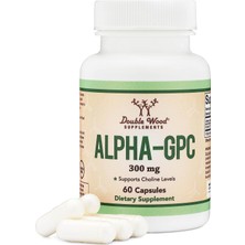 Double Wood Alpha Gpc Choline Brain Supplement For Acetylcholine Advanced Memory Formula Focus And Brain