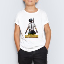 Pubg Baskılı Çocuk Tişört T-Shirt Mr-01