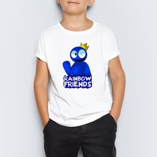 Morinna Rainbow Friends Roblox Baskılı Unisex Çocuk Tişört T-Shirt Mr-02