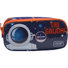 Muggle 2 Bölmeli Galaxy Kalem Çantası Lacivert (MU-0891)