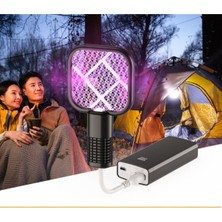 Junglee USB Sinek Savar Kamp Oda Ev Uv Işıklı Sivrisinek Öldürücü Raket