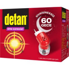Detan 60 Gece Elektrolikit Cihaz + Yedek