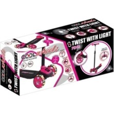 Scooter Cool Whells Işıklı 3 Tekerlekli Twist Pembe