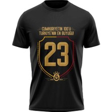  Galatasaray Lisanslı 2023 Şampiyonluk T-Shirt Aslan Ahşap Kutulu