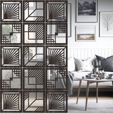 Makta Lazer Kesim Sarkıt Paravan, Ahşap Seperatör, Panel Levha Seti