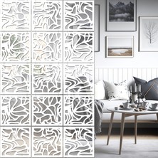 Makta Lazer Kesim Sarkıt Paravan, Ahşap Seperatör, Panel Levha Seti