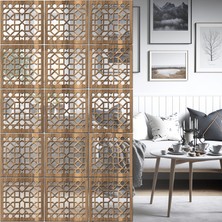 Makta Lazer Kesim Sarkıt Paravan, Ahşap Seperatör, Panel Levha Seti