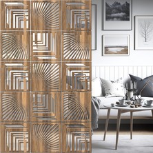 Makta Lazer Kesim Sarkıt Paravan, Ahşap Seperatör, Panel Levha Seti