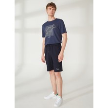 Discovery Expedition Standart Lacivert Erkek Sweat Şort DESTI