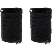 Airyfoot Ayakkabı Bağcığı 120 cm Yassı Converse  Siyah