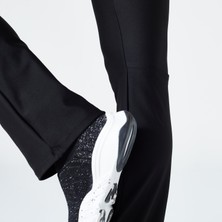 Decathlon Domyos Kadın Siyah Spor Taytı 100 - Regular - Fitness Kardiyo