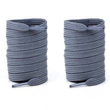 Airyfoot Ayakkabı Bağcığı 120 cm Yassı Converse  Gri