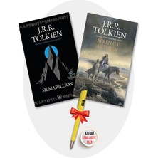 Silmarillion + Beren ile Luthien (J. R. R. Tolkien) 2 Kitap Set + Moda Lisanslı Kalem - Ithaki