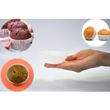 Afili Home Muffin Cupcake Beyaz Kağıt Kapsül 12'li