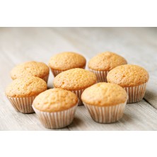 Afili Home Muffin Cupcake Beyaz Kağıt Kapsül 12'li