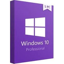 Dca Windows10 Pro Lisans Anahtar Lisans 5Pc De Kurabilirsin Lisans
