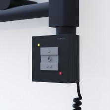 Radiva Haiti Elektrikli Havlupan 500 x 800 Düz Antrasit Te x ture (Kt x 1 Termostat) 300 Watt Spiral Kablolu