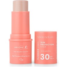 Bade Natural Pembe %100 Mineral Filtreli ve Doğal Güneş Koruyucu Stick 30 SPF