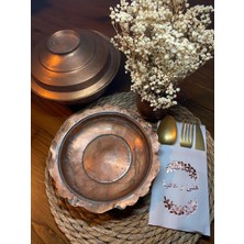 Kidspartim Rose Gold Yaldızlı Beyaz Arapça Afiyet Olsun Cepli Peçete 12 Lı 40X40