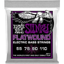 Ernie Ball P02811 (55-110) Power Slinky Flatwnd Bas Gitar Teli