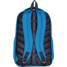 Sentor SN-50007 Laptop Bölmeli Okul Sırt Çantası 3 Bölmeli Mavi