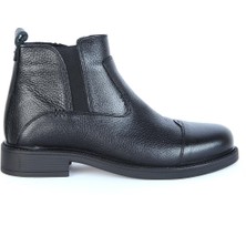 Bulldozer 240098 Siyah Floter Kürklü Deri Erkek Bot