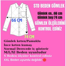 Larisa Collection Keten Tek Cepli Oversize Gömlek