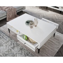 Venatto Trio White Orta Sehpa
