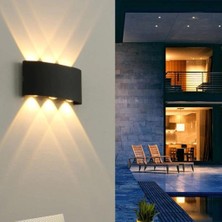 Ucuz Geldi Dekoratif Çift Yönlü Duvar Aydınlatma LED Aplik Duvar Lambası Cata 10 Watt Haiti Desenli 3200K Gün Işığı Duvar Aplik