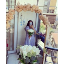 Zb Flowers Gelin buketi Solamayan  Islak Lale Buketi el Çiçeği gelin Buketi gelin Çiçeği