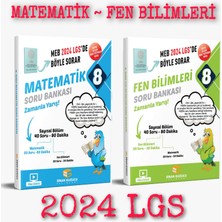 Sinan Kuzucu Yayınları 8.sınıf  Matematik + Fen Bilimleri ''2'li Soru Bankası Seti'' (2024 Lgs)