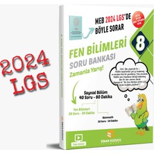 Sinan Kuzucu Yayınları 8.sınıf  Matematik + Fen Bilimleri ''2'li Soru Bankası Seti'' (2024 Lgs)