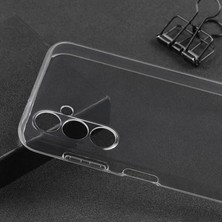 Case 4U Samsung Galaxy M14 Kılıf Kamera Korumalı Kamera Korumalı Yumuşak Şeffaf Ince Süper Silikon