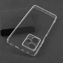 Case 4U Xiaomi Poco X5 Pro Kılıf Kamera Korumalı Kamera Korumalı Yumuşak Şeffaf Ince Süper Silikon