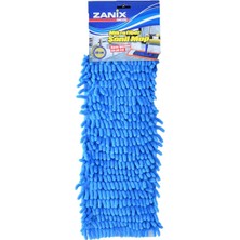 Zanix Mikrofiber Islak Kuru Nemli Makarna Şönil Palet Tablet Mop Yedeği - 40 Cm. - 1 Adet